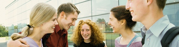 smilining teens